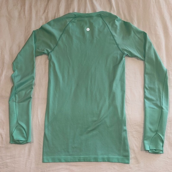 Lululemon Swiftly Tech Long Sleeve Mint Green Size 4 - Picture 2 of 4